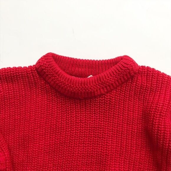 Vintage Perspective red knit sweater EUC 6Y - Picture 2 of 7